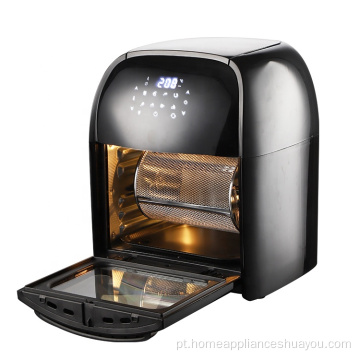 Fritadeira digital elétrica a quente sem óleo e forno torradeira sem óleo